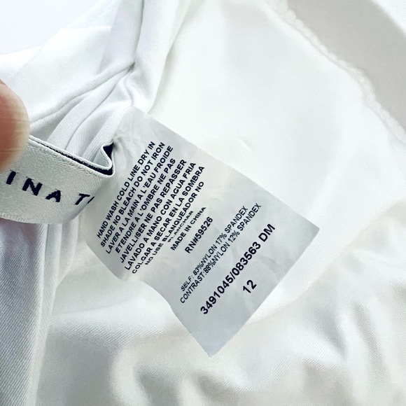 NWOT TRINA TURK Monaco Halter Plunge One Piece Swimsuit Sz 12 (fits 10) $172 - Picture 6 of 15